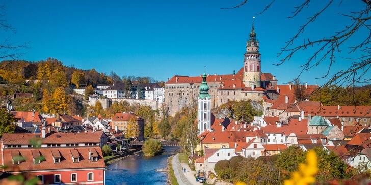 Kouzelná dovolená v Českém Krumlově: hotel 10 minut od centra, snídaně i lahev vína