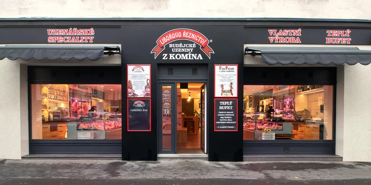 20% sleva na veškerý sortiment z Liborova řeznictví & Uzenin z komína