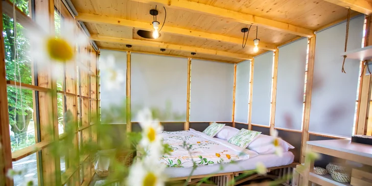 Souznění s přírodou v parku Orlice: stylový altán, snídaně i sauna a pláž