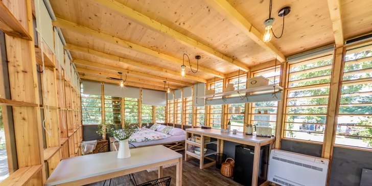 Souznění s přírodou v parku Orlice: stylový altán, snídaně i sauna a pláž