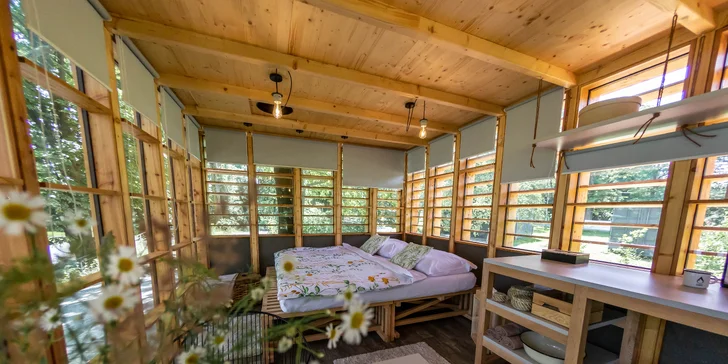 Souznění s přírodou v parku Orlice: stylový altán, snídaně i sauna a pláž