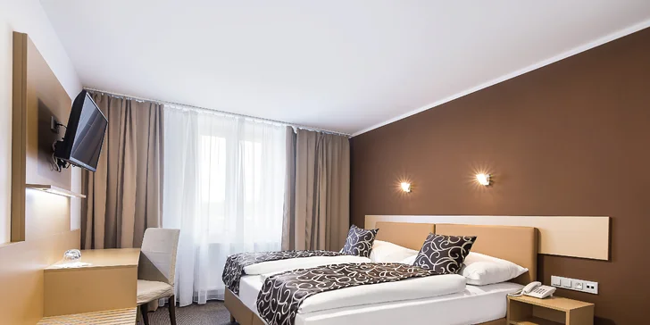 Pobyt kousek od Brněnské přehrady: snídaně i neomezený wellness