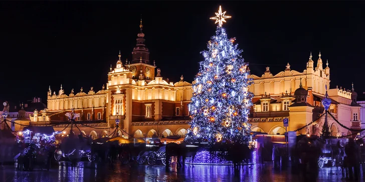 Dvoudenní zájezd busem do Polska: solné doly Wieliczka i adventní trhy a vodní park v Krakově