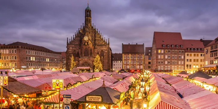 Třídenní adventní zájezd do Německa a Francie: Amberg, Norimberk, Štrasburk, přespání v hotelu a snídaně
