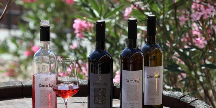 3 dny ve vinařství Přítluky: degustace, prohlídka technologií a ochutnávka mladých vín