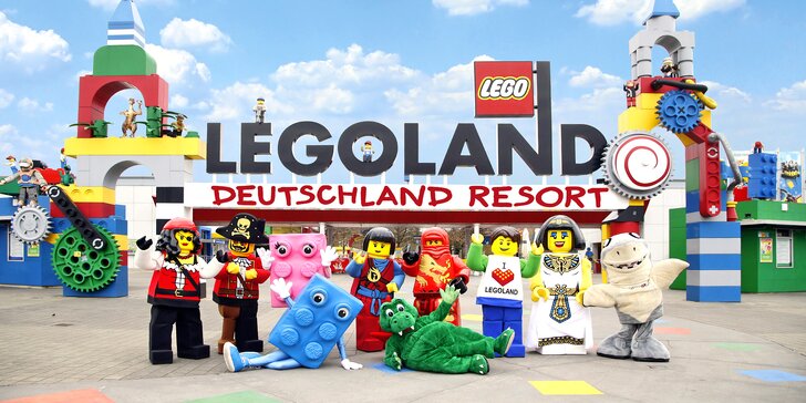 Nočním expresem do německého Legolandu: vstupenka a doprava vlakem v lehátkovém kupé.