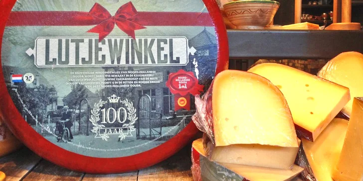 300gramové holandské sýry: jubilejní gouda nebo dvouletý Oude Meije