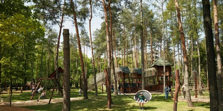 Venkovní zábavní park Krtkův svět: prolézačky, skluzavky, trampolíny i lanové centrum