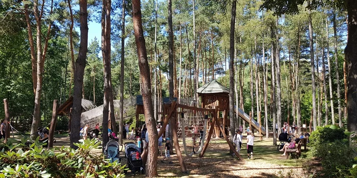Venkovní zábavní park Krtkův svět: prolézačky, skluzavky, trampolíny i lanové centrum