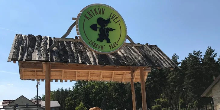 Venkovní zábavní park Krtkův svět: prolézačky, skluzavky, trampolíny i lanové centrum