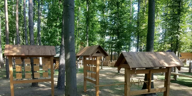 Venkovní zábavní park Krtkův svět: prolézačky, skluzavky, trampolíny i lanové centrum