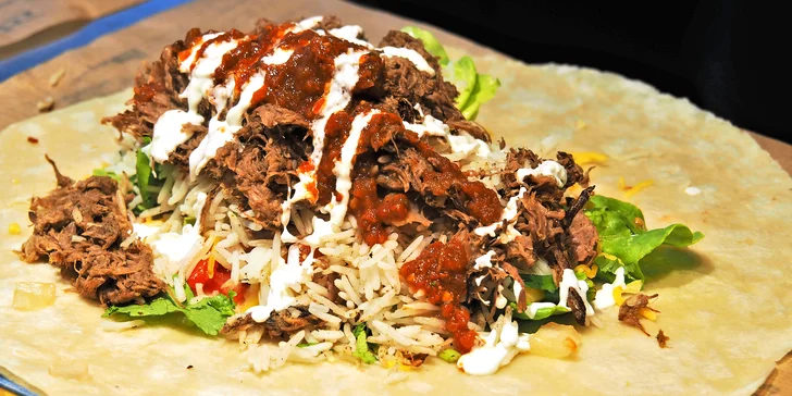 Mexické Taco Bonito v Brně: burritos, tacos nebo quesadilla s masem či vege i menu s nachos