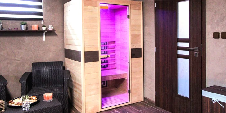 2 hod. privátního wellness s dezertem a sektem pro pár, pondělí–čtvrtek od 9:00 do 14:00