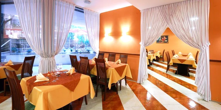 Voucher na jakékoli jídlo z indické restaurace v hodnotě 700 Kč: maso, zelenina i sýry