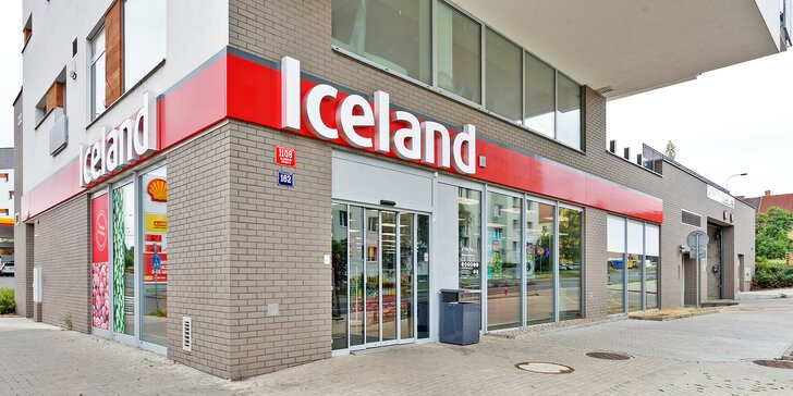 20% sleva na nákup v britském supermarketu Iceland v Praze, Pardubicích a Boleslavi