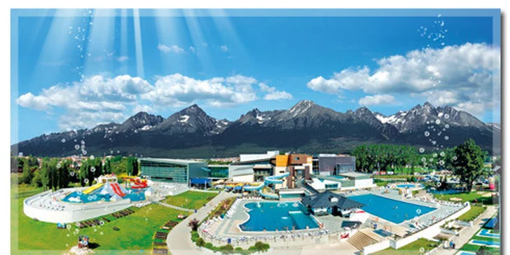V podhůří Vysokých Tater pro dvojici s polopenzí a slevou na vstup do Aqua City Poprad