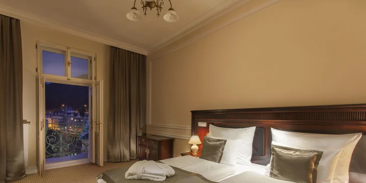 5* luxus v Karlových Varech: jídlo, neomezený wellness i procedury