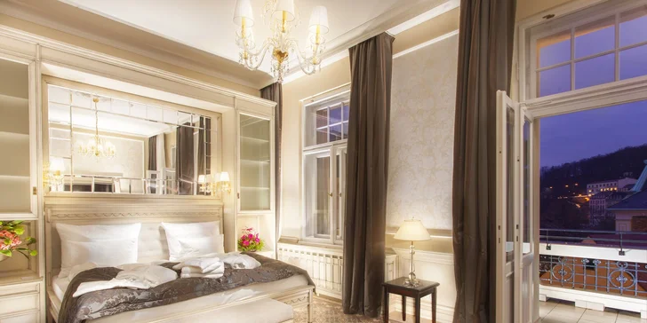 5* luxus v Karlových Varech: jídlo, neomezený wellness i procedury