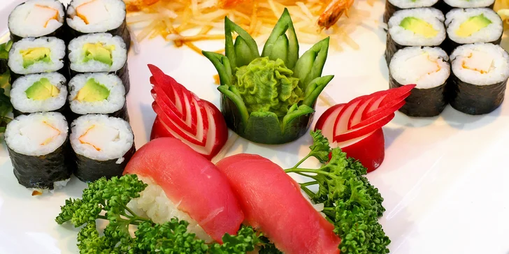 Složte si sushi set podle chuti: otevřený voucher v hodnotě 300 a 500 Kč na dobroty i nápoje