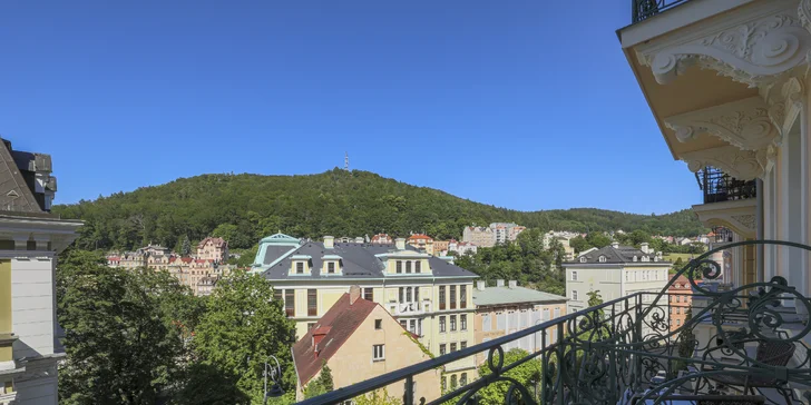 5* luxus v Karlových Varech: jídlo, neomezený wellness i procedury