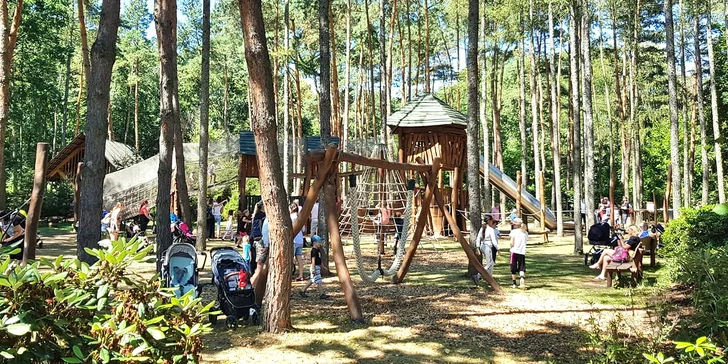 Venkovní zábavní park Krtkův svět: prolézačky, skluzavky, trampolíny i lanové centrum