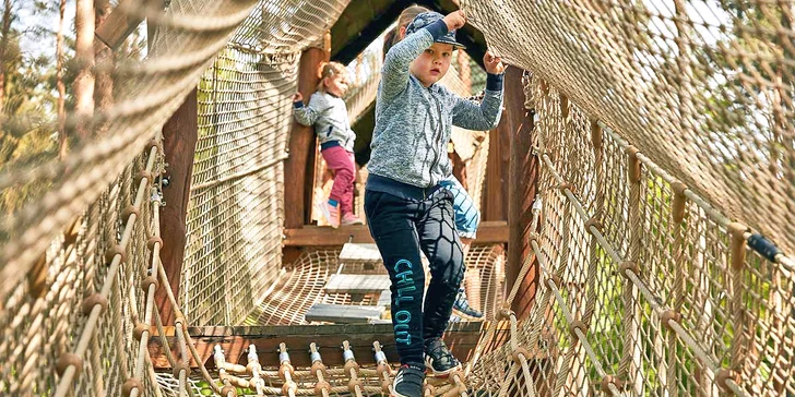 Venkovní zábavní park Krtkův svět: prolézačky, skluzavky, trampolíny i lanové centrum