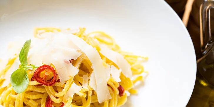 Domácí pasta, gnocchi či risotto dle výběru pro 1 nebo 2 osoby