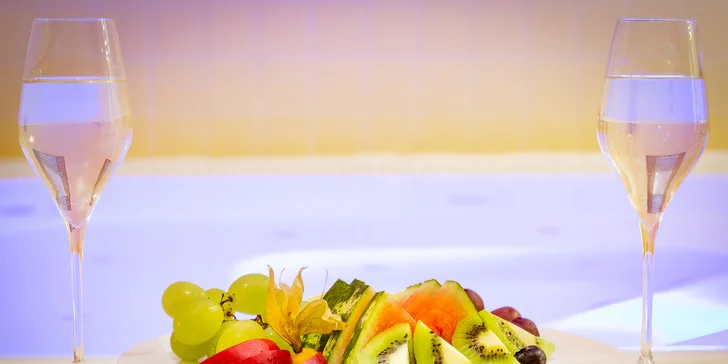 60 či 120 min. v privátním wellness s vířivkou, infrasaunou i šumivým vínem pro 2 osoby