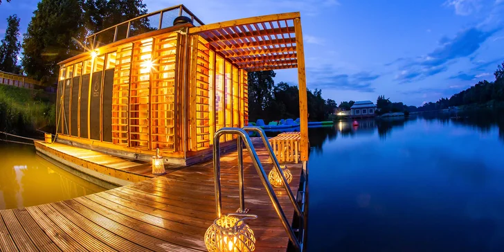 Říční finská sauna na Orlici: 60 nebo 90 minut relaxace v obklopení přírody