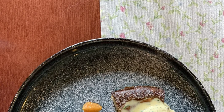 Tříchodové dýňové menu pro dva: polévka, panenka či rizoto a koláč