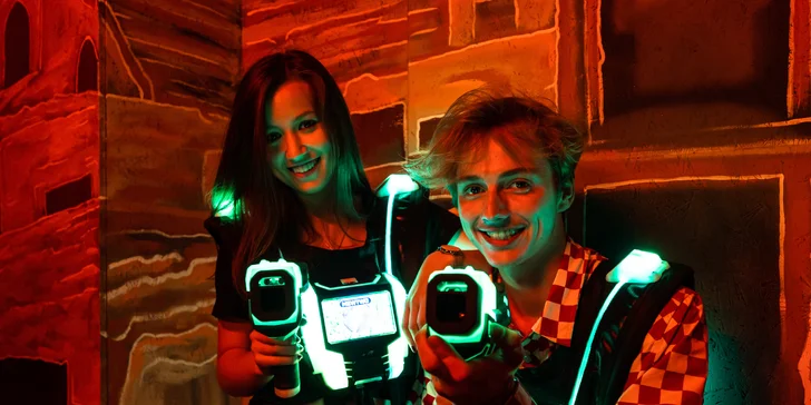 Zastřílejte si: zábavná laser game v centru Prahy až pro 14 hráčů