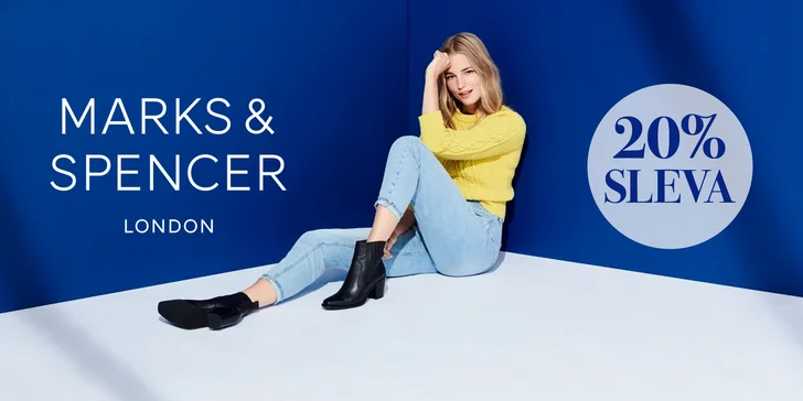 20% sleva v pražských prodejnách Marks & Spencer: oblečení i potraviny