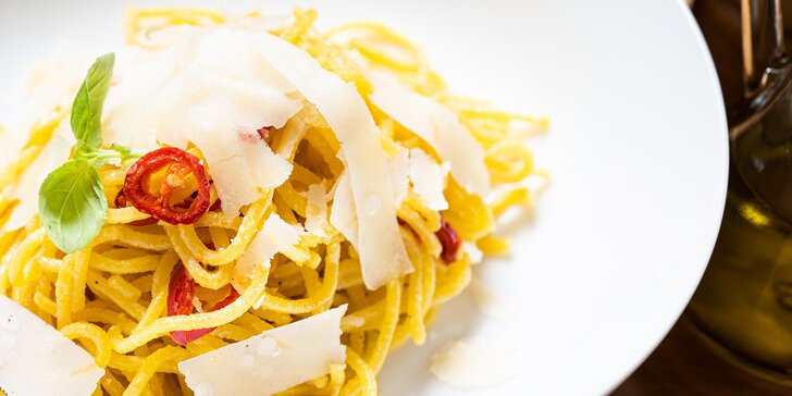 Domácí pasta, gnocchi či risotto dle výběru pro 1 nebo 2 osoby