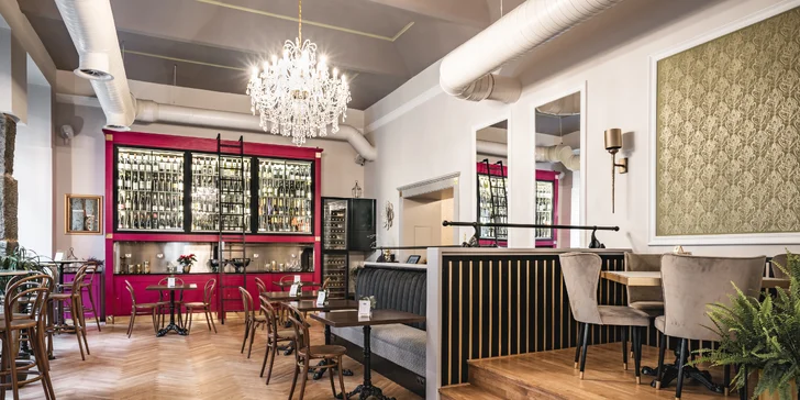 Degustační menu pro dva v Café Graff s možností vinného párování