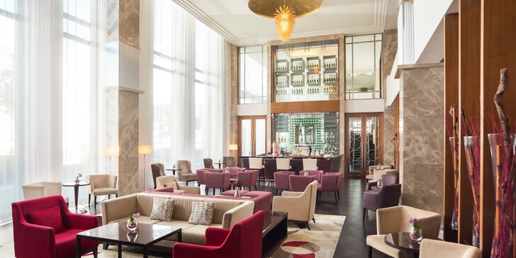 Dovolená v luxusním 5* hotelu v Bratislavě: snídaně, welcome drink a 2 děti do 11,99 let zdarma