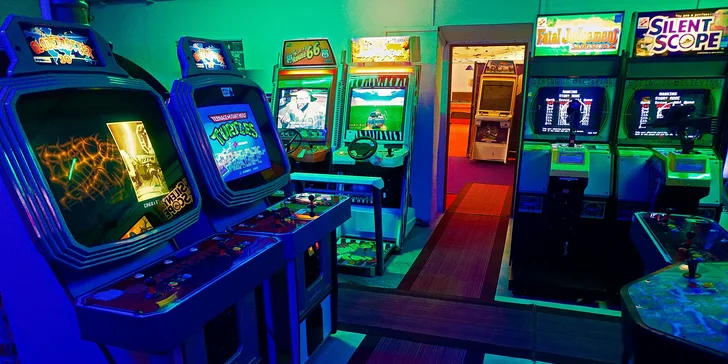 Automaty z celého světa: vstup do arkádové herny a privátní hraní s přáteli