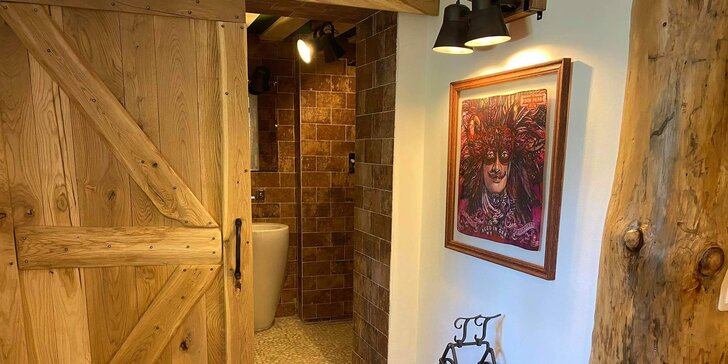Luxusní chatička pod Lysou horou až pro 6 osob: plná výbava, sauna a vířivka neomezeně