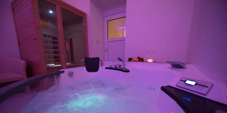 Soukromý vstup do wellness zóny dle výběru na 60–180 minut pro 2 osoby