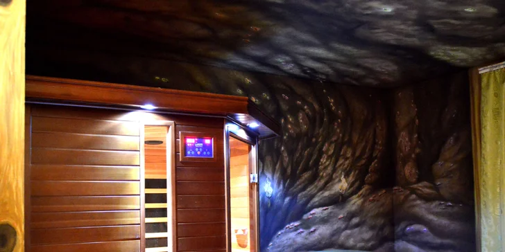 Wellness pro 2 osoby: privátní sauna a bazén i veřejná solná jeskyně