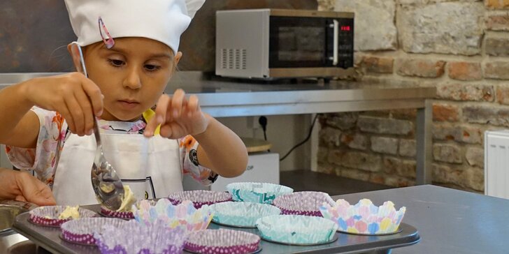 Kurzy pečení a vaření pro jedno i dvě děti: makronky, donuty, cupcaky, domácí těstoviny i sushi