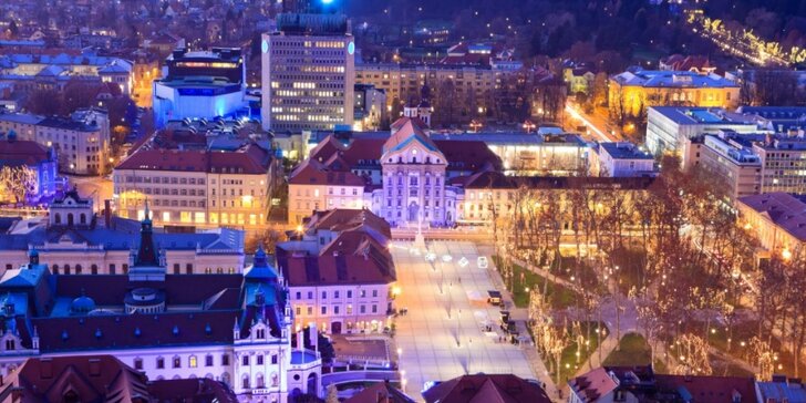 Třídenní zájezd na adventní trhy v Záhřebu a Lublani vč. noci v hotelu a snídaně
