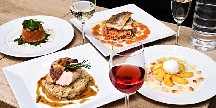 Degustační menu dle výběru i s možností vinného párování pro 2 osoby