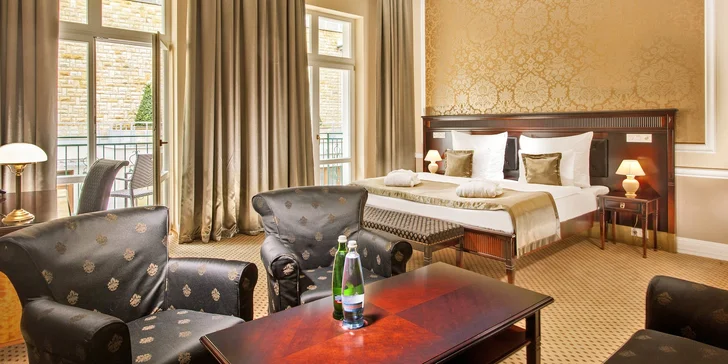 5* luxus v Karlových Varech: jídlo, neomezený wellness i procedury