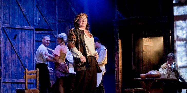Vstupenka na romatický muzikál Tři mušketýři v Divadle Broadway