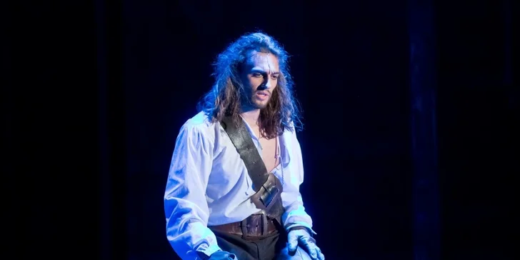 Vstupenka na romatický muzikál Tři mušketýři v Divadle Broadway