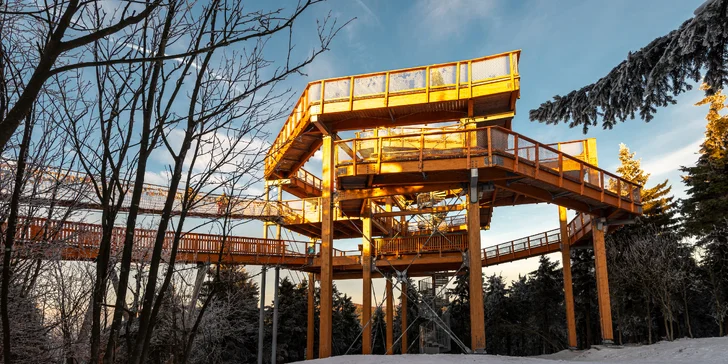 Sváteční pobyt nebo silvestr v Beskydech s jídlem a wellness
