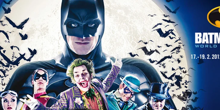 499 Kč za lístek na úchvatnou show BATMAN LIVE v hodnotě 800 Kč.  Monstrózní akční dobrodružství pro dospělé i děti!