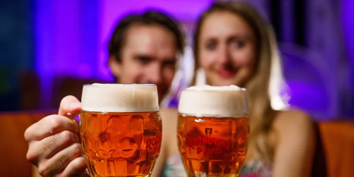 Pivní lázně, v těch samozřejmě nemůže chybět košt piva. 