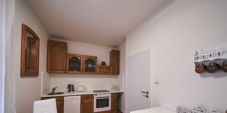 Pohoda v Karlových Varech až v 5 osobách: moderní apartmány s kuchyňkou