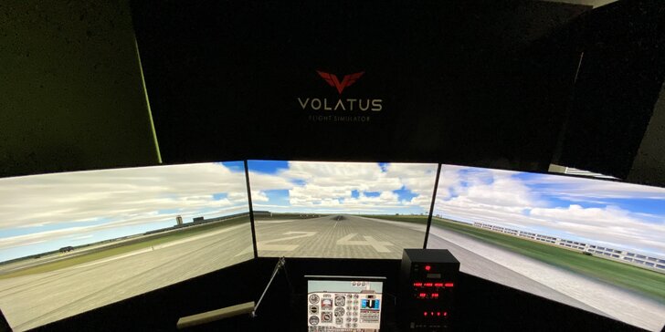 Zkuste si být pilotem: 60 minut řízení letadla se simulátorem Volatus